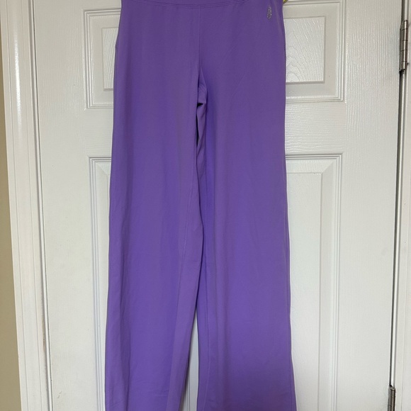 FP Movement by Free People Purple Sleeveless Crop Top and flair leggings set - Picture 9 of 11